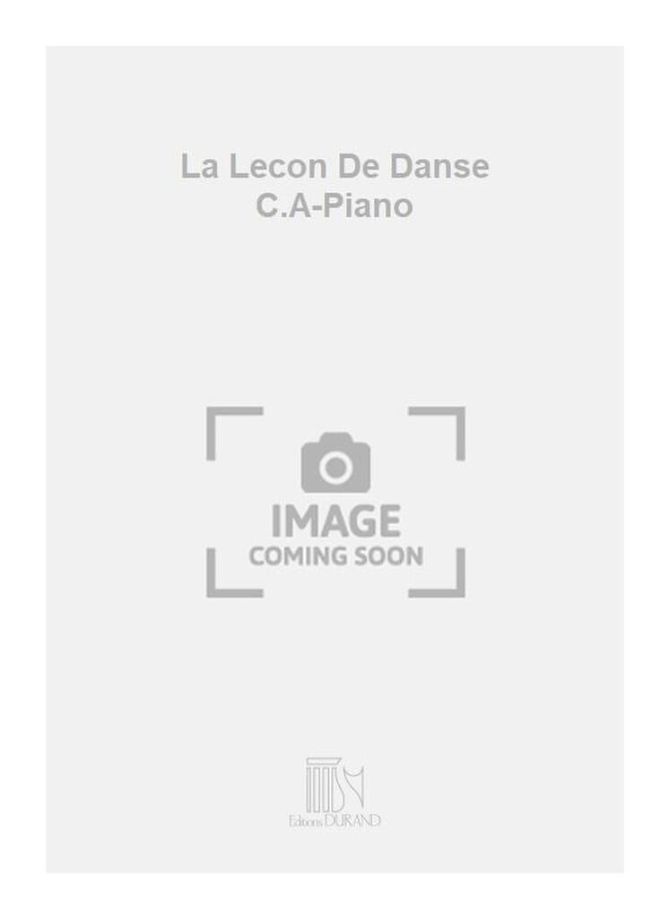 La Lecon De Danse C.A-Piano